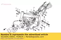 50200KZ3B00, Honda, body comp., rr. frame honda cr  r crm ar cr250r 250 , New