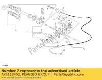 AP8118462, Piaggio Group, Handgreep paar. zwart aprilia  etx mx pegaso rx 50 125 1989 1990 1991 1992 1993 1994 1995 1996 1997 1998 1999 2000 2001 2002 2003 2004, Nieuw