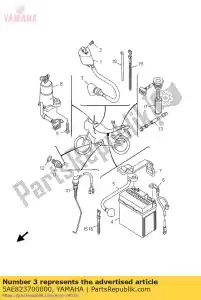 Yamaha 5AE823700000 tappo tappo assy - Il fondo