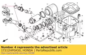 Honda 17212HP0A50 holder, element - Bottom side