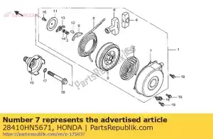 Honda 28410HN5671 caso comp, retroceso - Lado inferior