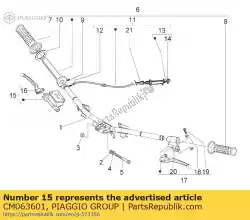 Here you can order the brakes pump from Piaggio Group, with part number CM063601: