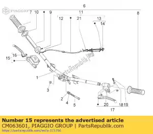 Piaggio Group CM063601 brakes pump - Bottom side