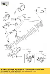 kawasaki 460030074 lidar com vn1600-d1h - Lado inferior