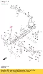 Tutaj możesz zamówić przewodnik, zmiana biegów od Suzuki , z numerem części 2534105200: