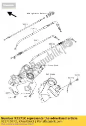 Aquí puede pedir abrazadera, cable kle650b7f de Kawasaki , con el número de pieza 921710972: