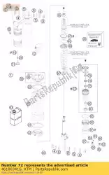 Tutaj możesz zamówić adapter kpl. D = 46 h = 28 d = 38 od KTM , z numerem części 46180341S: