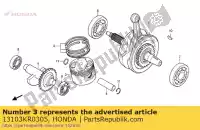 13103KR0305, Honda, piston (0.5) honda xr 250 1985, New