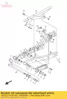 1AE221410100, Yamaha, shaft, pivot yamaha ajs fz xj  600 750 1986 1987 1988 1989 1990 1991 2009 2010 2011 2014 2015 2016, New