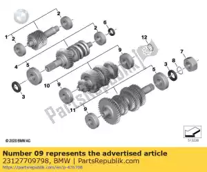 bmw 23127709798 roulement à billes rainuré - 56x22x16 - La partie au fond