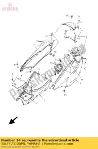 yamaha 5XLF173100PB cover, side 3 - Bottom side