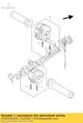 schakelaar, han van Suzuki, met onderdeel nummer 3720044G30, bestel je hier online: