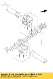 suzuki 3720044G30 schakelaar, han - Onderkant