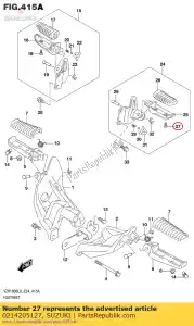 Suzuki 0214205127 screw - Left side