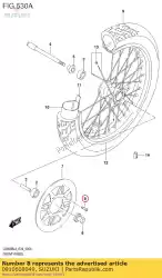 Qui puoi ordinare bullone da Suzuki , con numero parte 0910608049: