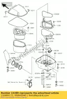 132800111, Kawasaki, suporte kawasaki kvf650 4x4 prairie kfx700 ksv700a6f ksv700b6f ksv700a7f ksv700b7f 650 700 , Novo