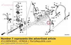 Qui puoi ordinare tubo compr. D, fr. Freno da Honda , con numero parte 45128MKJD01: