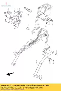 suzuki 9570024831 conjunto de bloqueio, toolh. - Lado inferior