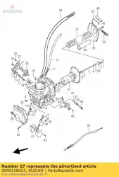 Aqui você pode pedir o jato, principal # 100 em Suzuki , com o número da peça 0949120022: