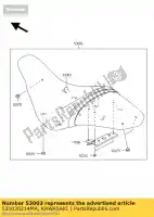 530030214MA, Kawasaki, in pelle, nera kawasaki vn voyager custom abs 1700, Nuovo