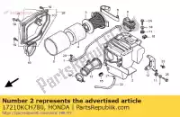 17210KCH780, Honda, brak opisu w tej chwili honda cg 125 1998, Nowy