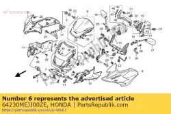 Aquí puede pedir conjunto de capucha, l. Lado (wl) * tipo1 1 * (tipo1 1) de Honda , con el número de pieza 64230MEJJ00ZE: