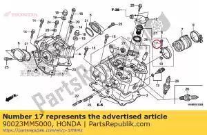 honda 90023MM5000 bout verzonken, 5x28 - Onderkant