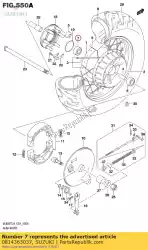 Qui puoi ordinare cuscinetto a sfere da Suzuki , con numero parte 0814363037: