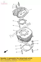 40T111810000, Yamaha, gasket, cylinder head 1 yamaha yz 490 1987, New