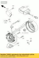 210031337, Kawasaki, stator kawasaki klx  a klx110 110 , Nieuw