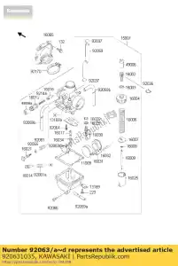 kawasaki 920631035 jet principal, # 97.5r - La partie au fond