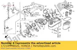 Here you can order the case sub comp., air cleaner from Honda, with part number 17210MM8020: