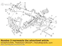 GU02931600, Piaggio Group, adesivo di guardia moto guzzi sport iniezione daytona rs v corsa centauro mandello le mans naked cafÃ¨ ballabio cat 1100 1000 10 11, Nuovo