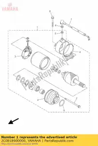 yamaha 2C0818900000 motor assy - Onderkant