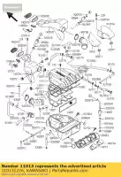 110131226, Kawasaki, element-luchtfilter kawasaki zzr  e zx600 j zz r600 600 zzr600 , Nieuw