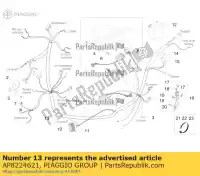 AP8224621, Piaggio Group, Faisceau de câblage principal aprilia  sr zd4vfb00, zd4vfd00, zd4vfu00, zd4vfj, zd4vz000 50 2004 2005 2006 2007 2008 2009 2010 2011 2012 2013 2014 2016 2017, Nouveau