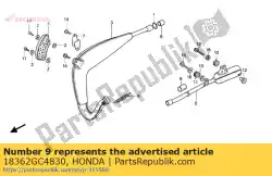 Aquí puede pedir rub. Slncr. Protr. De Honda , con el número de pieza 18362GC4830: