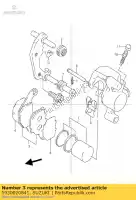 5930020841, Suzuki, juego de almohadillas suzuki tr 50 1998 1999 2000, Nuevo