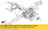 42312KEY900, Honda, collar b, rr. axle honda fes nes nss pes sh 125 150 250 300 2005 2006 2007 2008 2009 2010 2011 2012 2013, New