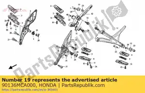 honda 90136MCA000 ?ruba, ko?nierz, 8x30 - Dół