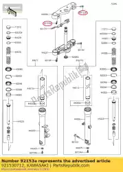 Ici, vous pouvez commander le boulon, douille vn2000-a1h auprès de Kawasaki , avec le numéro de pièce 921530712: