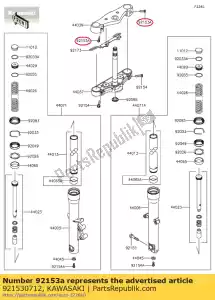 kawasaki 921530712 boulon, douille vn2000-a1h - La partie au fond