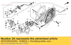 Aqui você pode pedir o arruela, 6,5x5,5 em Honda , com o número da peça 90505MA6000: