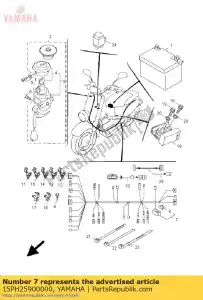 yamaha 15PH25900000 zespó? wi?zki przewodów - Dół