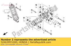 Here you can order the collar a, cushion arm from Honda, with part number 52463MY1000: