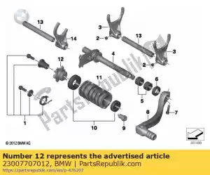 bmw 23007707012 detent plate - Bottom side