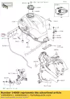 140690011, Kawasaki, respirador ex250kbf kawasaki  kle ninja z 250 300 650 2011 2013 2014 2015 2016 2017 2018 2019 2020 2021, Novo