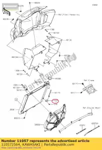 kawasaki 110572564 01 support - La partie au fond