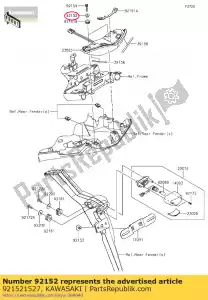 Kawasaki 921521527 collar,5.6x8x9.3 - Bottom side