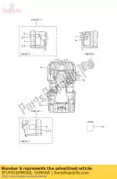 5FUF816MM000, Yamaha, etichetta, avvertenza tir yamaha yfm 350 400 450 2003 2004 2005 2006 2007 2008 2009 2010 2011 2012 2013 2014 2015 2016, Nuovo